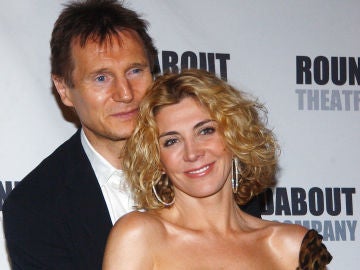 Liam Neeson con su mujer Natasha Richardson