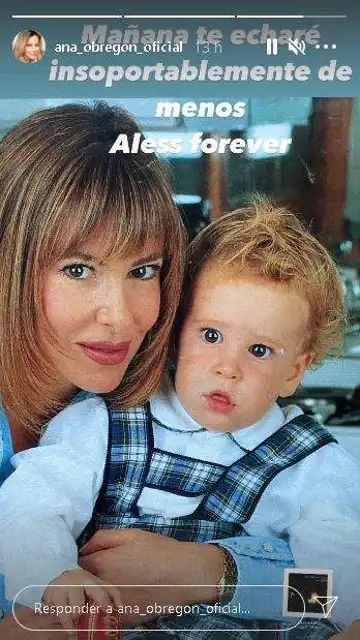 La publicación de Ana Obregón La publicación de Ana Obregón