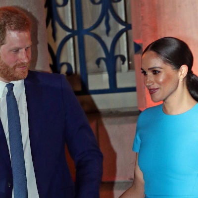El príncipe Harry y su mujer Meghan Markle