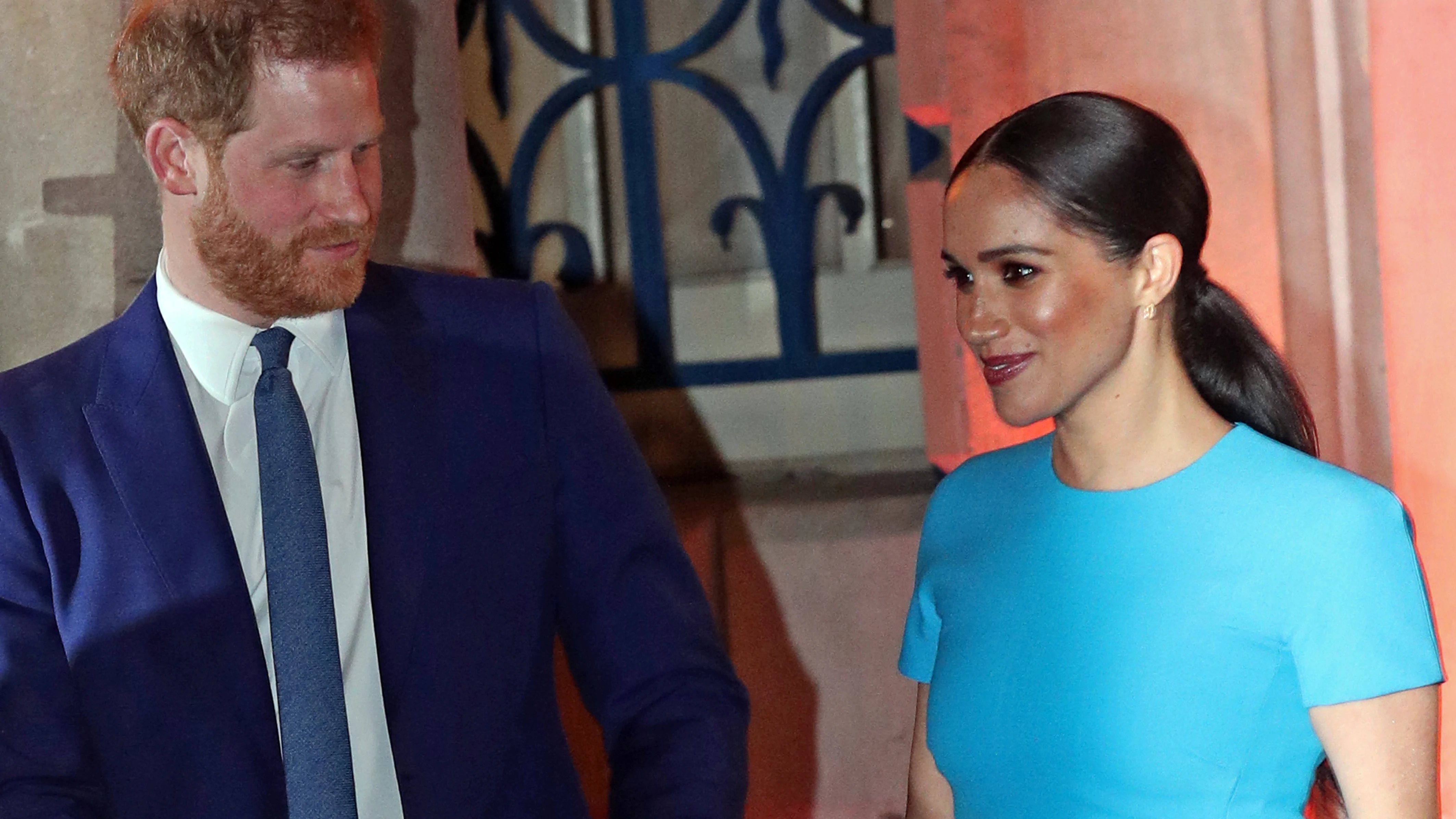 El príncipe Harry y su mujer Meghan Markle
