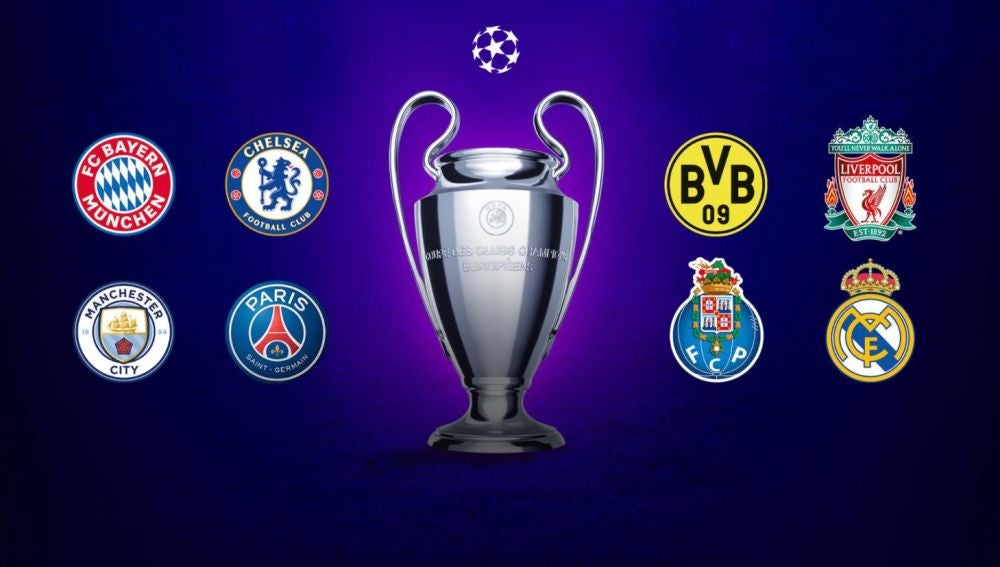 de los partidos de cuartos de final y de la Champions League 2020/21
