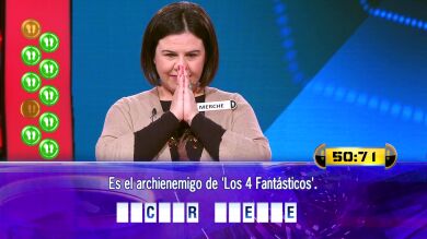 ¡Qué tensión! Merche, a dos respuestas de conseguir 123.500 euros en el Duelo Final de ‘¡Ahora caigo!’