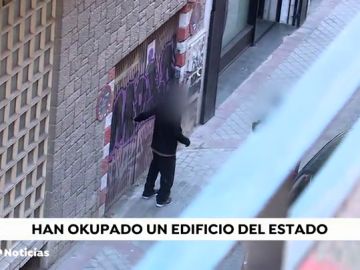 Okupan un edificio en el centro de Madrid propiedad del Estado