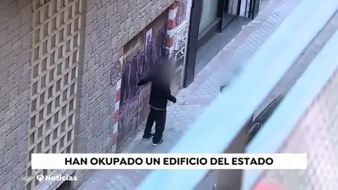 Okupan un edificio en el centro de Madrid propiedad del Estado Okupan un edificio en el centro de Madrid propiedad del Estado