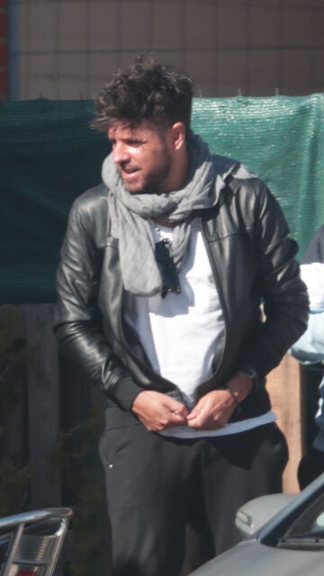 Pablo López en una terraza de Madrid