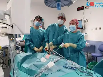 El Hospital 12 de Octubre logra por primera vez extirpar un lóbulo pulmonar a un bebé recién nacido El Hospital 12 de Octubre logra por primera vez extirpar un lóbulo pulmonar a un bebé recién nacido
