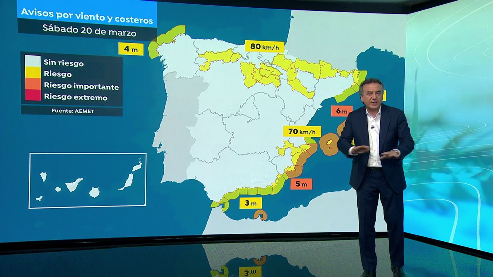 La previsión del tiempo hoy: Bajan las temperaturas con lluvias que serán fuertes en el Cantábrico
