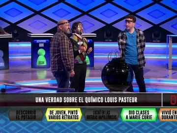 Una verdad sobre Louis Pasteur rompe el empate entre 'Los dispersos' y los 'Chinchulín' en '¡Boom!' Una verdad sobre Louis Pasteur rompe el empate entre 'Los dispersos' y los 'Chinchulín' en '¡Boom!'