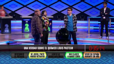 Una verdad sobre Louis Pasteur rompe el empate entre 'Los dispersos' y los 'Chinchulín' en '¡Boom!'