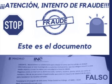 El INE avisa de un intento de fraude