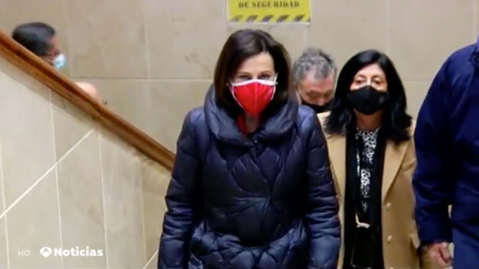 Margarita Robles cuestiona cómo anunció Pablo Iglesias su salida del Gobierno