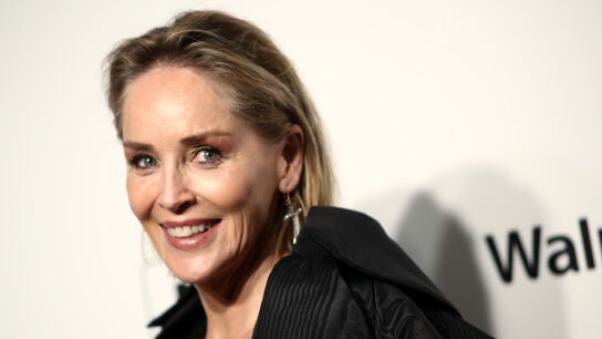 La actriz Sharon Stone, durante una gala
