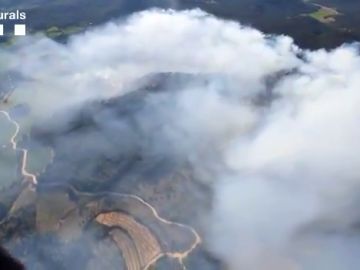 Continúa descontrolado un incendio en Tarragona provocado por una quema agrícola y que ya ha quemado 30 hectáreas