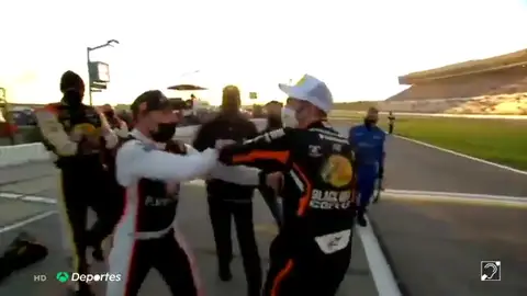 pelea nascar pelea nascar