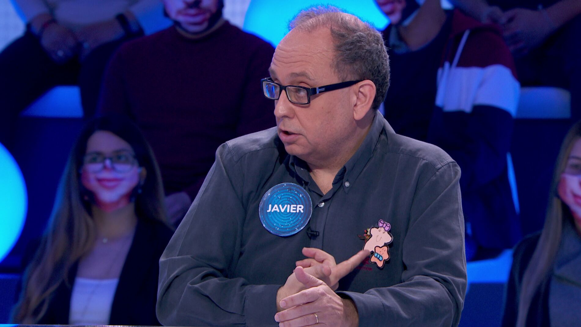 El amuleto de Javier en &lsquo;Pasapalabra&rsquo;: un broche con mucho valor afectivo