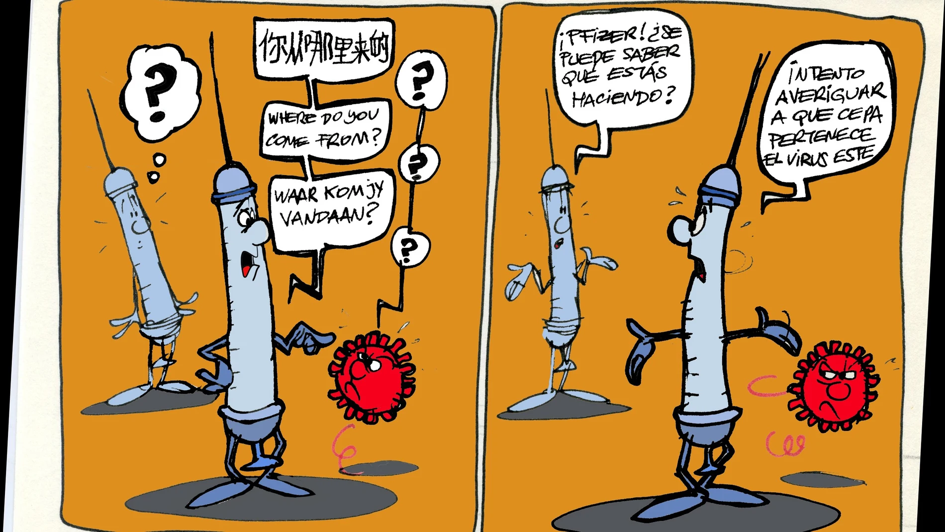 La viñeta de Alfredo Boto-Hervás sobre las vacunas La viñeta de Alfredo Boto-Hervás sobre las vacunas