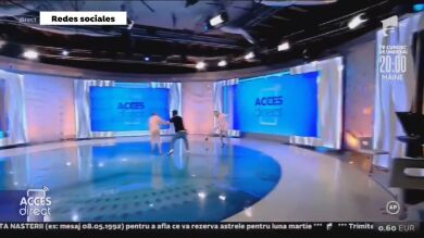 Una mujer desnuda ataca a una presentadora de televisión con una piedra en pleno directo