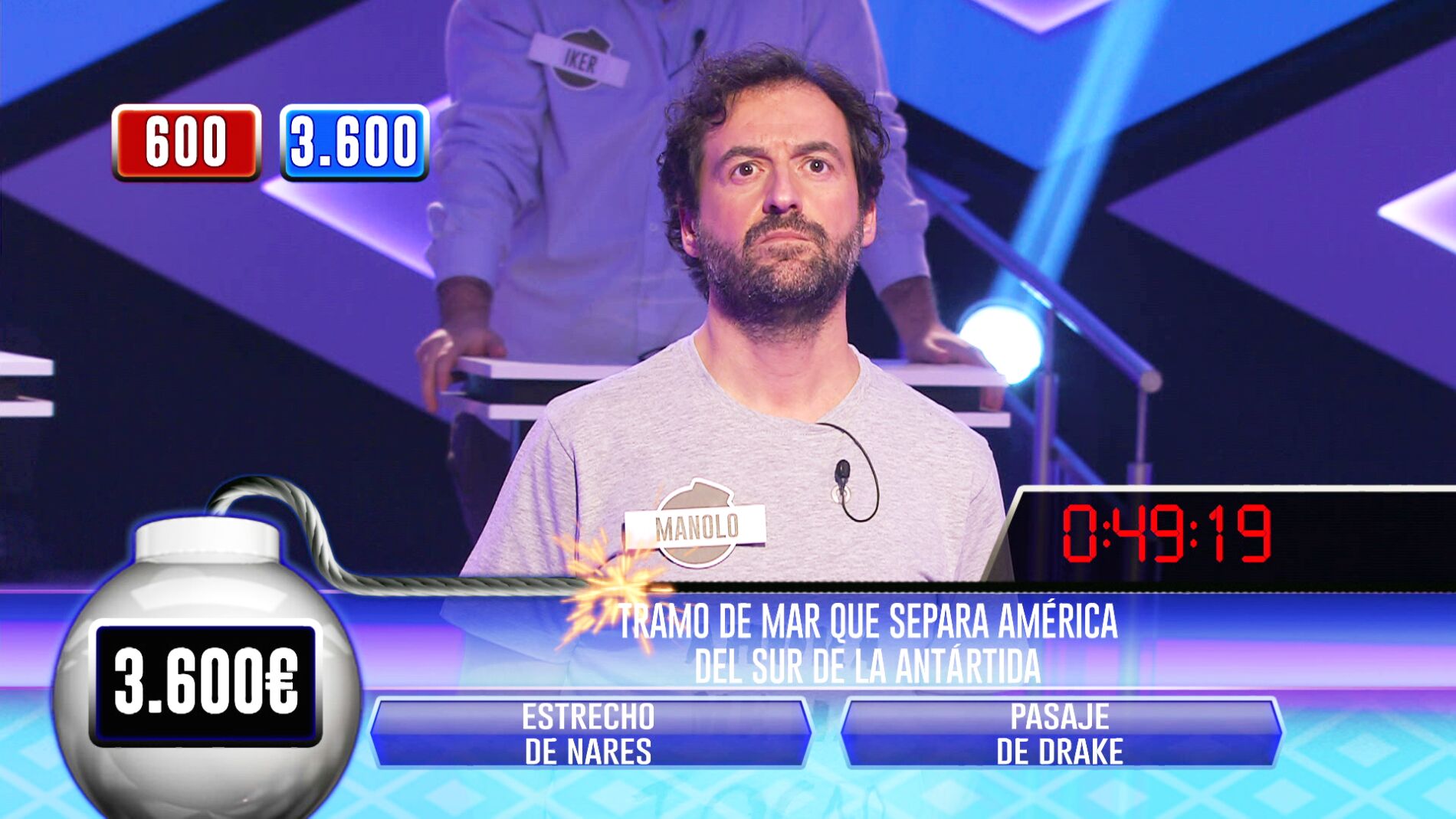 Manolo, ‘on fire’: casi resuelve él solo la bomba clasificatoria en ‘¡Boom!’ 