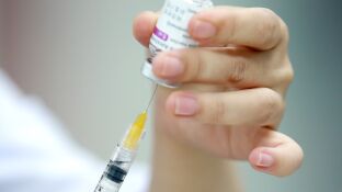 Una vacuna de AstraZeneca.