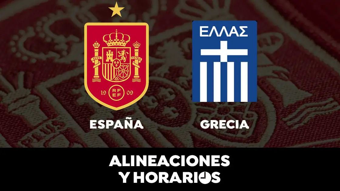 Espa&ntilde;a - Grecia: Horario, alineaciones y d&oacute;nde ver el partido de clasificaci&oacute;n para el Mundial de Qatar 2022 en directo