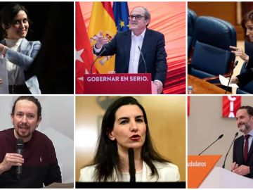 Candidatos a las elecciones en Madrid 2021