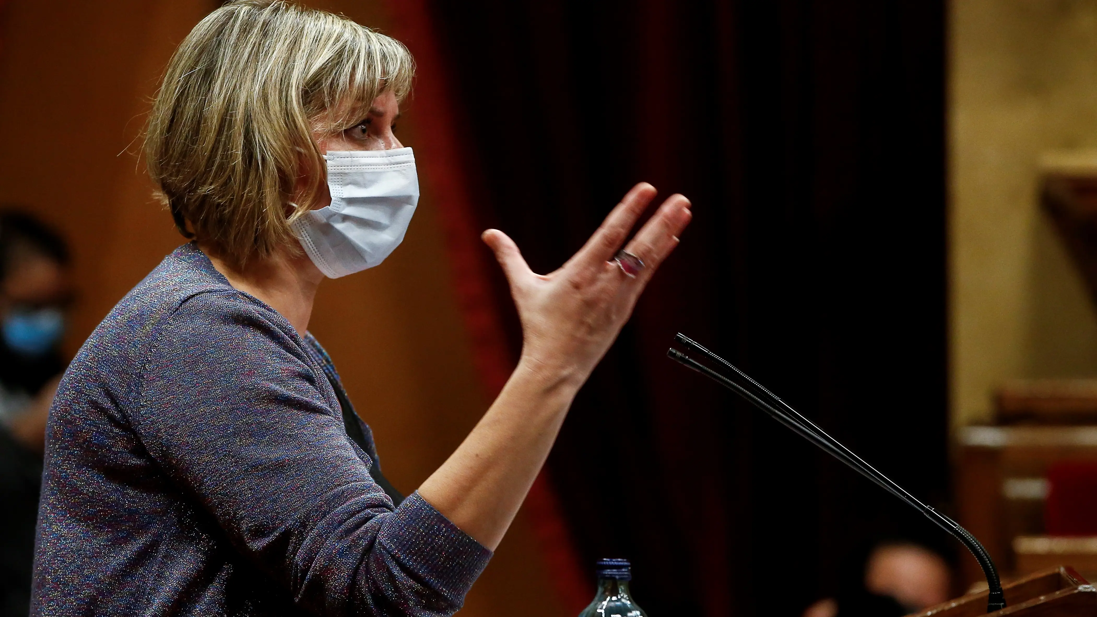 Alba Vergés, consejera de Sanidad de Cataluña Alba Vergés, consejera de Sanidad de Cataluña