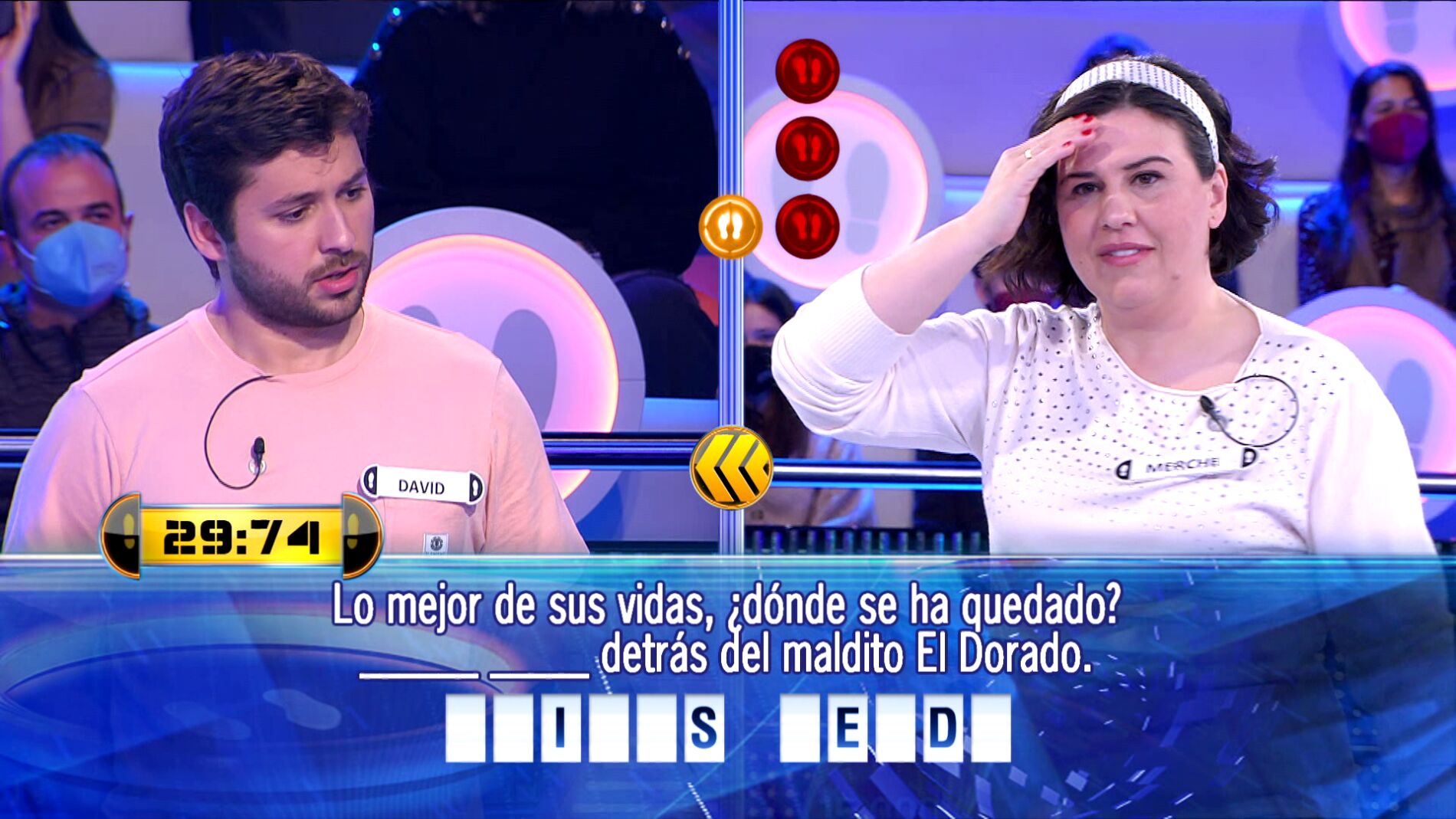&iexcl;En la cuerda floja! Merche, a punto de quedar eliminada en la &uacute;ltima ronda de &lsquo;&iexcl;Ahora caigo!&rsquo; 