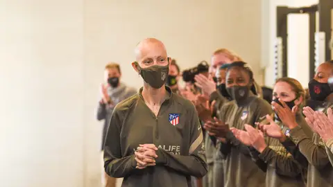 Virginia Torrecilla vuelve a entrenar con el Atlético de Madrid 10 meses después de su operación de un tumor cerebral Virginia Torrecilla vuelve a entrenar con el Atlético de Madrid 10 meses después de su operación de un tumor cerebral