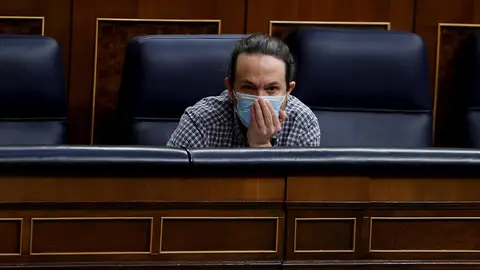El vicepresidente segundo del Gobierno, Pablo Iglesias, asiste a su último pleno El vicepresidente segundo del Gobierno, Pablo Iglesias, asiste a su último pleno
