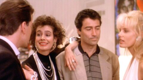 Charlie Sheen, Sean Young y Daryl Hannah en 'Wall Streeet'