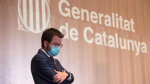 El candidato de ERC a la Generalitat, Pere Aragonès Cataluña