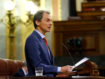 El ministro de Ciencia, Pedro Duque en el Congreso El ministro de Ciencia, Pedro Duque en el Congreso