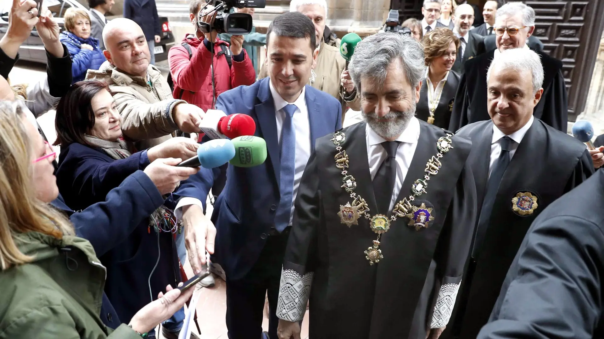 El presidente del CGPJ, Carlos Lesmes Justicia