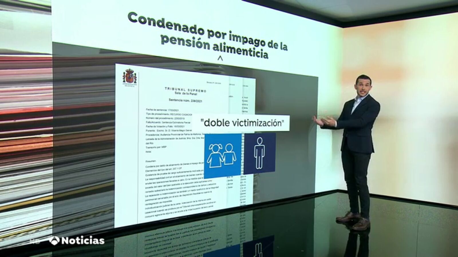 El Supremo declara que el impago de la pensión alimenticia de un hijo es una forma de 