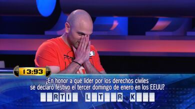 “¡A duras penas!” Dos aciertos agónicos consecutivos de un concursante en ‘¡Ahora caigo!’