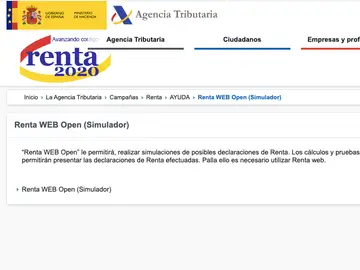 Renta web open Renta web open