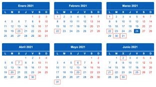 Calendario de la declaraci&oacute;n de la renta en 2021