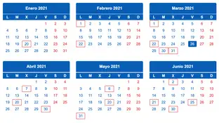Calendario de la declaración de la renta en 2021 Calendario de la declaración de la renta en 2021