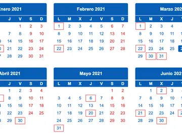 Calendario de la declaración de la renta en 2021 Calendario de la declaración de la renta en 2021
