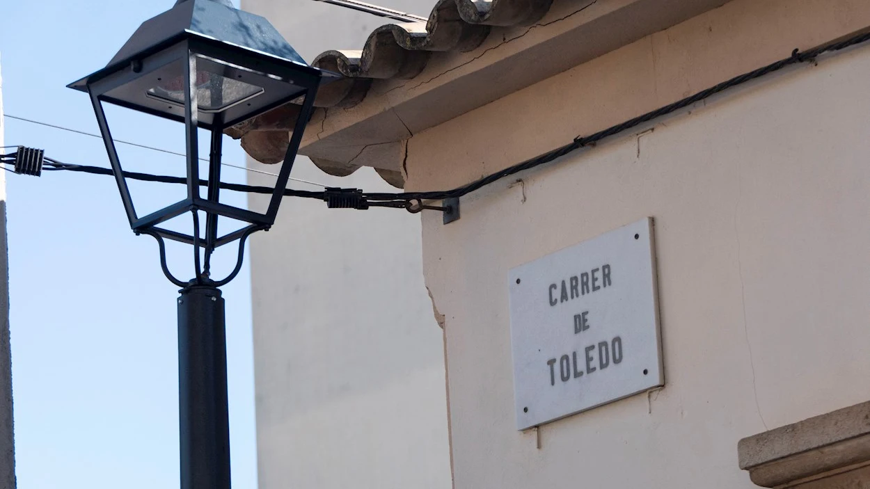 La calle Toledo, una de las v&iacute;as que deb&iacute;a cambiar de nombre por considerarse franquista