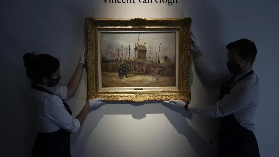 Subastado por 13 millones de euros un cuadro desconocido de Van Gogh en París Subastado por 13 millones de euros un cuadro desconocido de Van Gogh en París