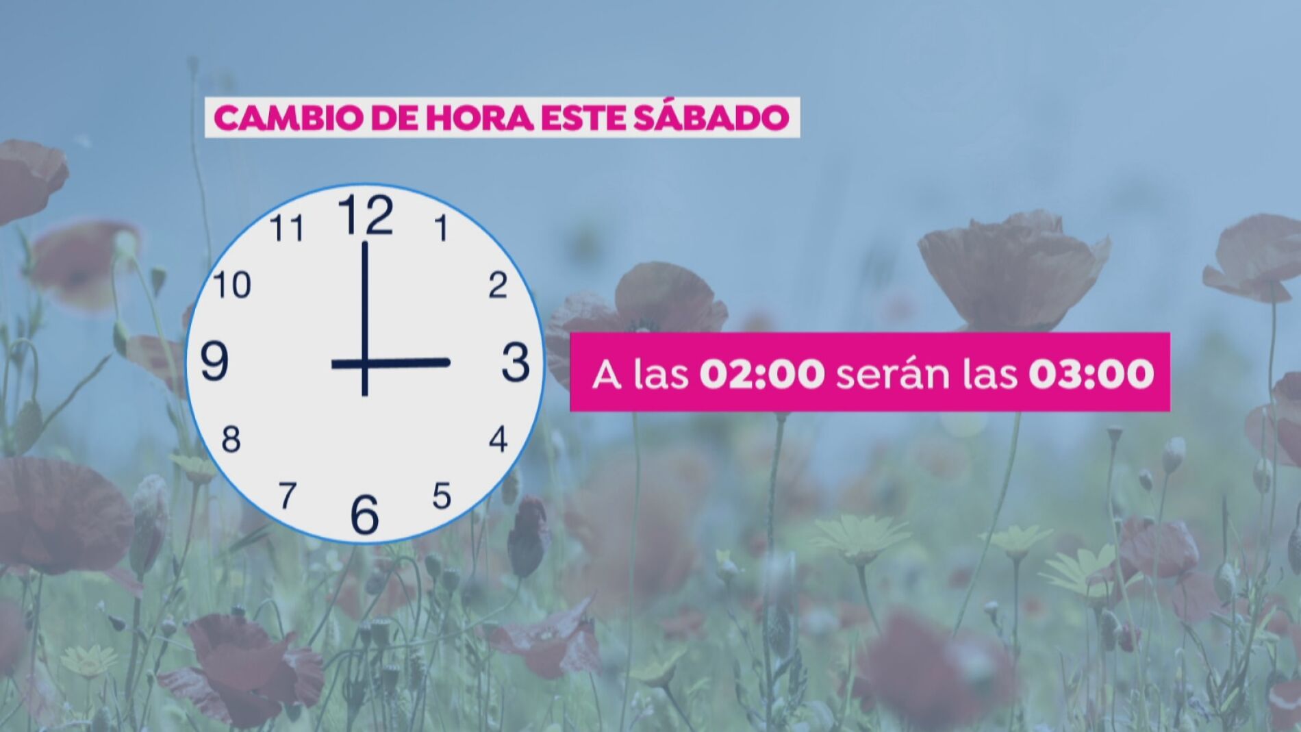 Cambio de hora