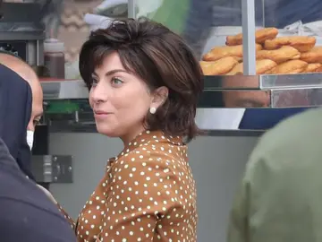 Lady Gaga en el rodaje de 'House of Gucci' Lady Gaga en el rodaje de 'House of Gucci'