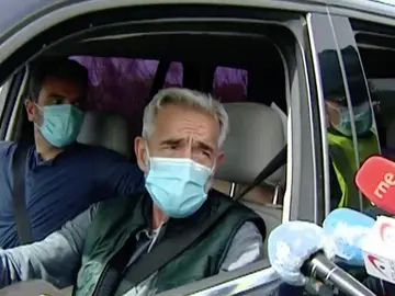 Imanol Arias en un control policial Imanol Arias en un control policial