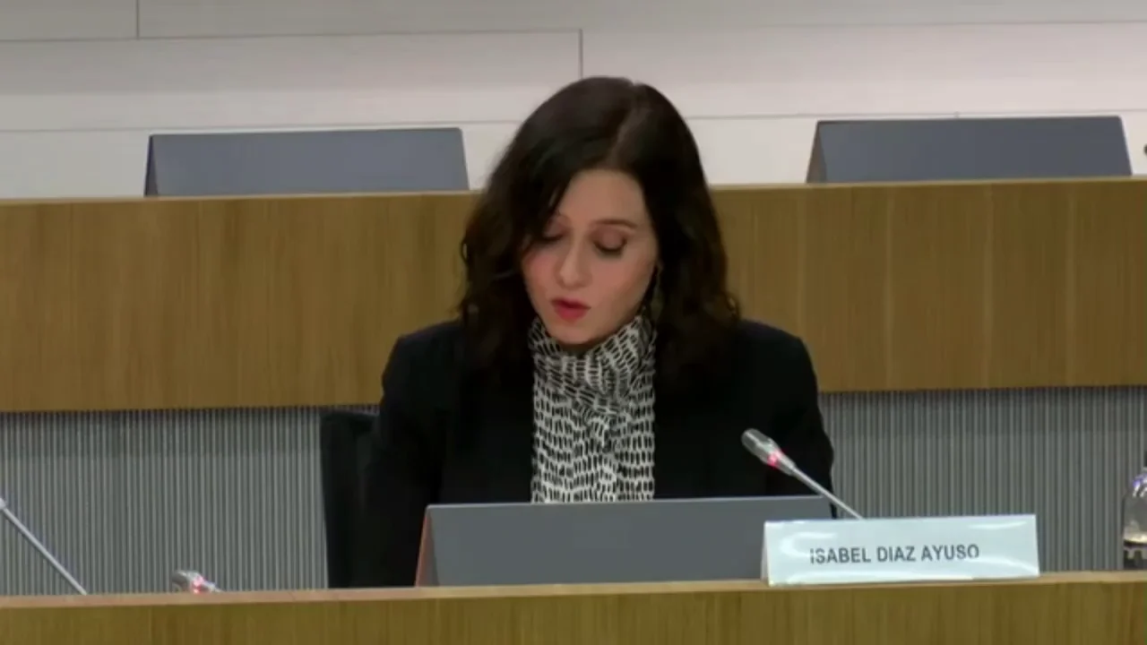 Ayuso presenta la pol&iacute;tica econ&oacute;mica de Madrid y tacha de "tard&iacute;as y insuficientes" las ayudas del Gobierno central