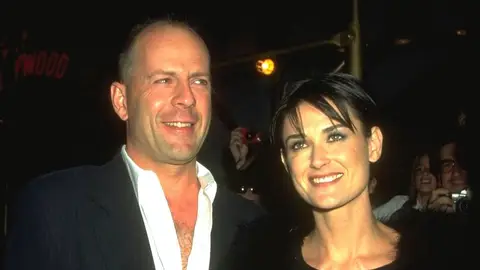 Bruce Willis y Demi Moore Bruce Willis y Demi Moore