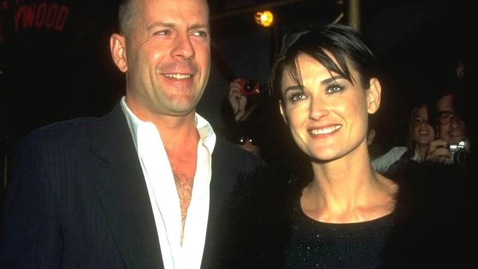 Bruce Willis y Demi Moore