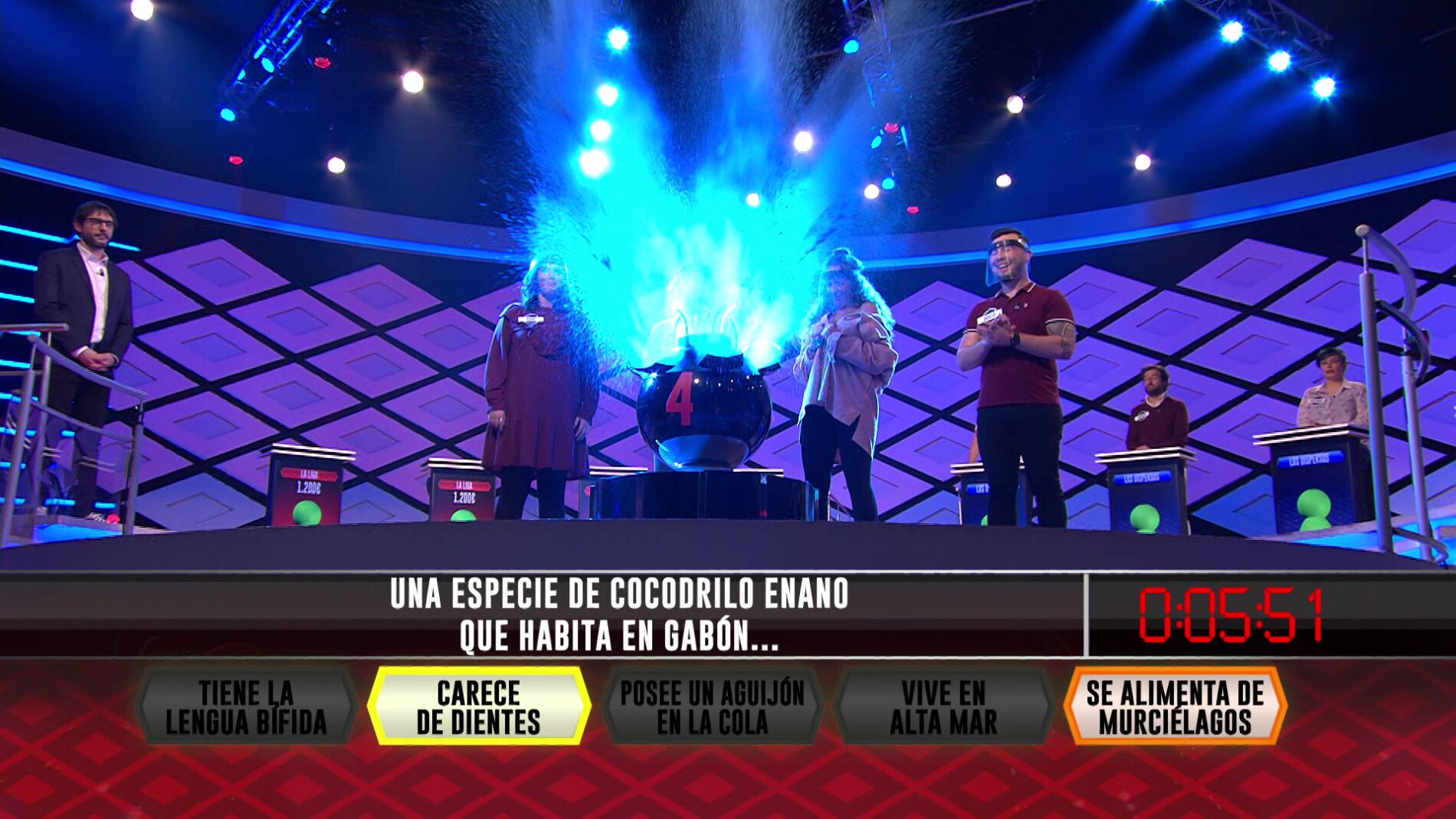 ¡A punto del pleno! ‘La liga’ falla en el último momento la cuarta bomba de ‘¡Boom!’