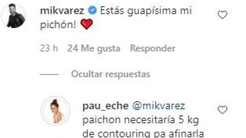 Comentario Paula Echevarría