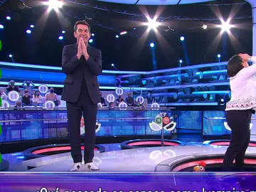 una letra de conseguir 102.000€!, Arturo Valls con la piel de gallina en el duelo final de Merche en ‘¡Ahora Caigo!’ una letra de conseguir 102.000€!, Arturo Valls con la piel de gallina en el duelo final de Merche en ‘¡Ahora Caigo!’